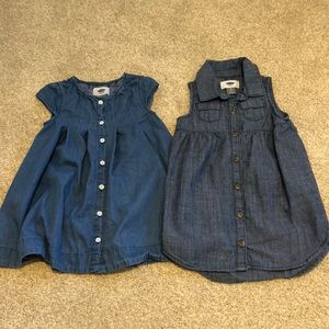 Set of Old Navy Chambray Dresses